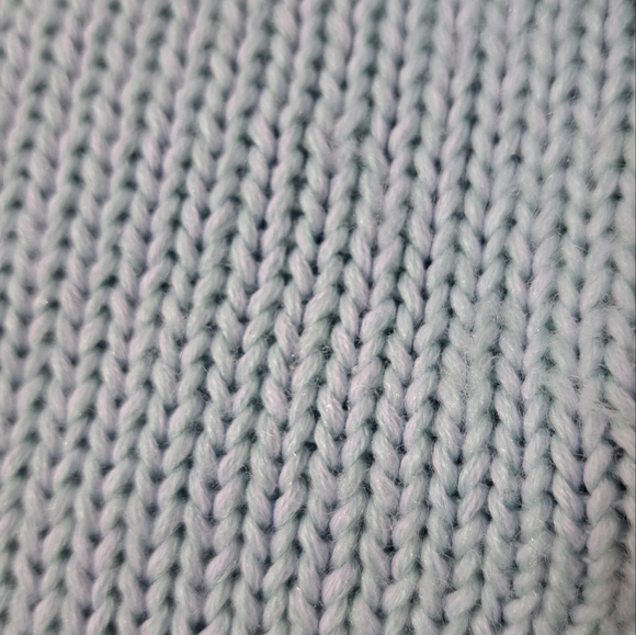 Lovers + Friends Light Blue Vanish Mock Neck Sweater Size Small - Picture 11 of 12